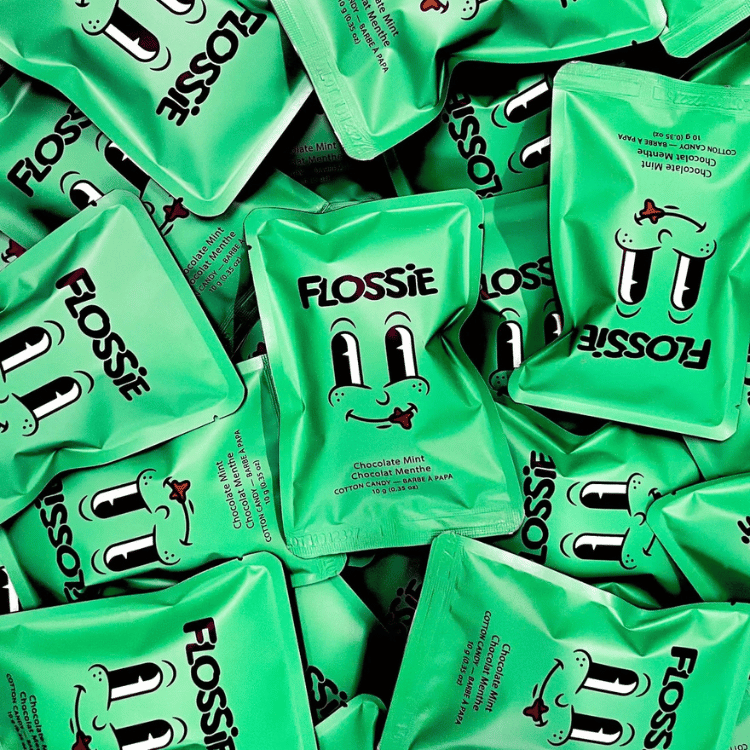 Flossie Chocolate Mint Cotton Candy - 10g