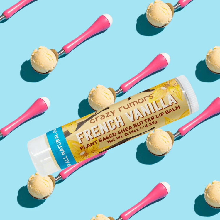 Crazy Rumours Baume à Lèvres à la Vanille Française - 4.2g