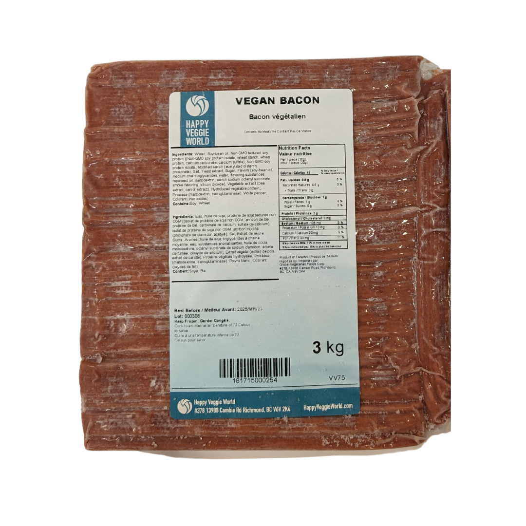 Happy Veggie World Food Service Bac'n - 3kg