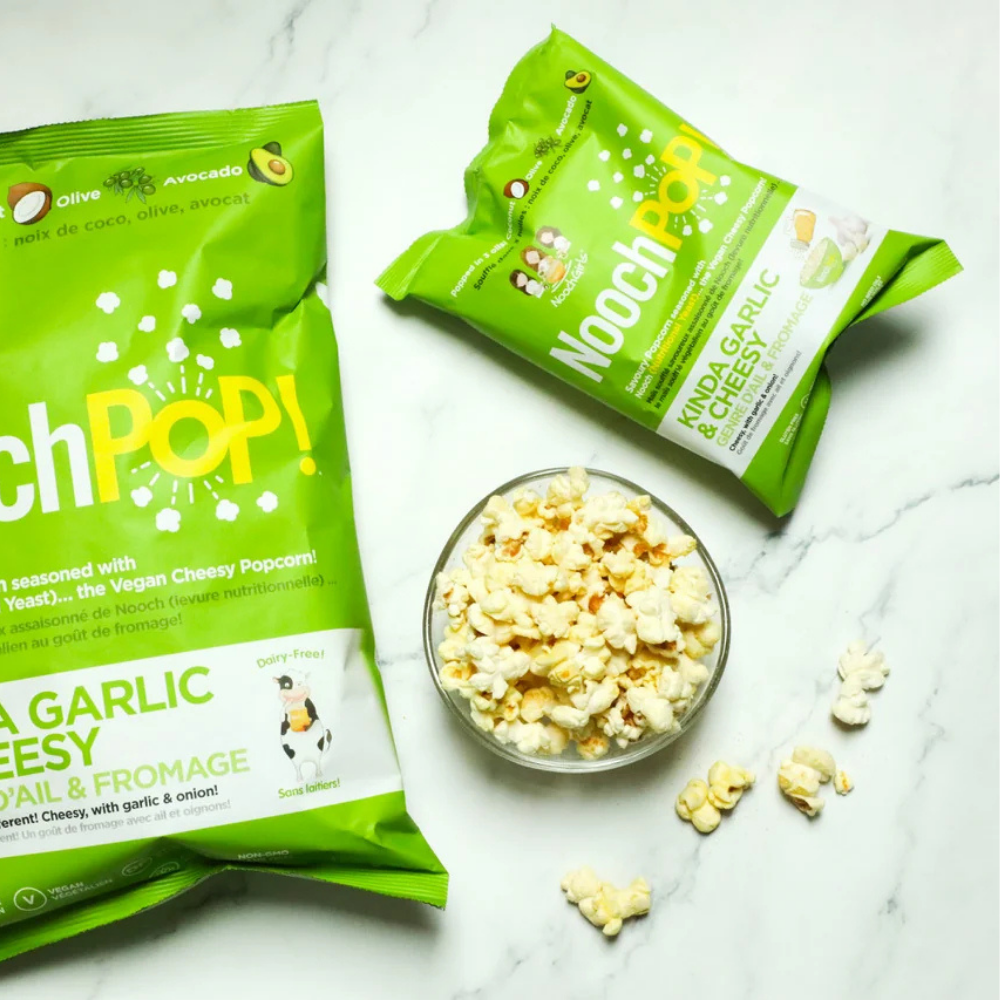 NoochPoP Kinda Garlic & Cheesy Popcorn - 20g
