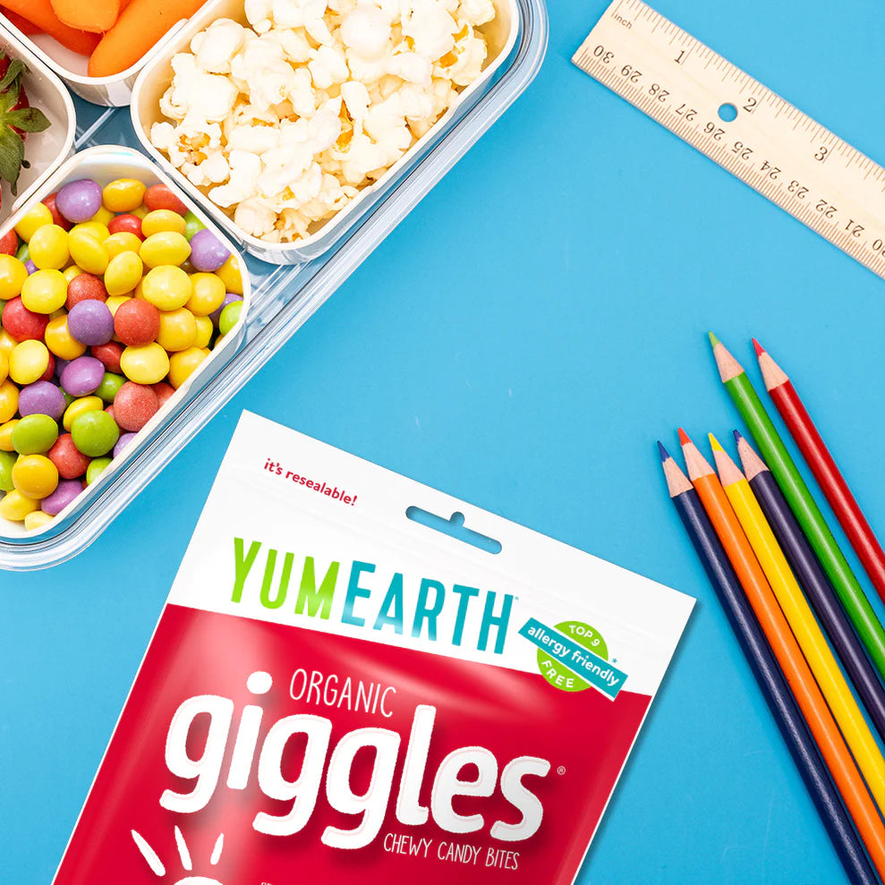YumEarth Organic Giggles Chewy Candy Bites - 142g