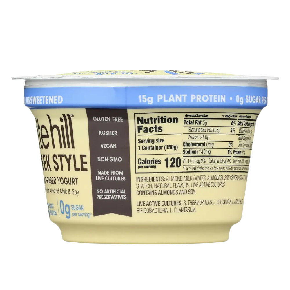 Kite Hill Unsweetened Plain Greek Style Yogurt - 150g