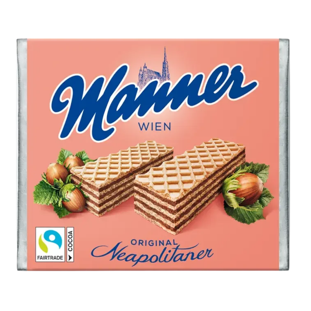 Manner Hazelnut Wafers- 75g