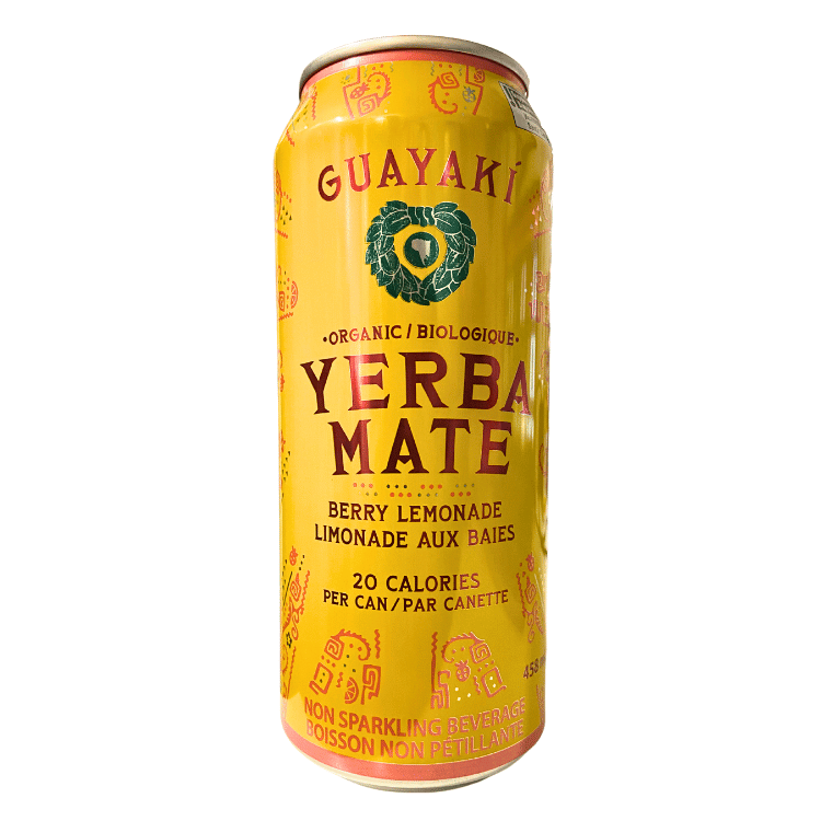 Guayaki Yerba Mate Berry Lemonade Can - 458ml – Vegan Supply