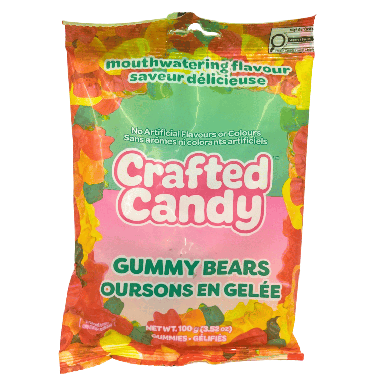 Crafted Candy Vegan Gummy Bears - 100g