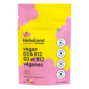 Herbaland Vegan D3 & B12 - 10 Gummies