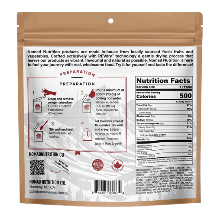 Nomad Nutrition Cari des Caraïbes Aventure Repas - 56g