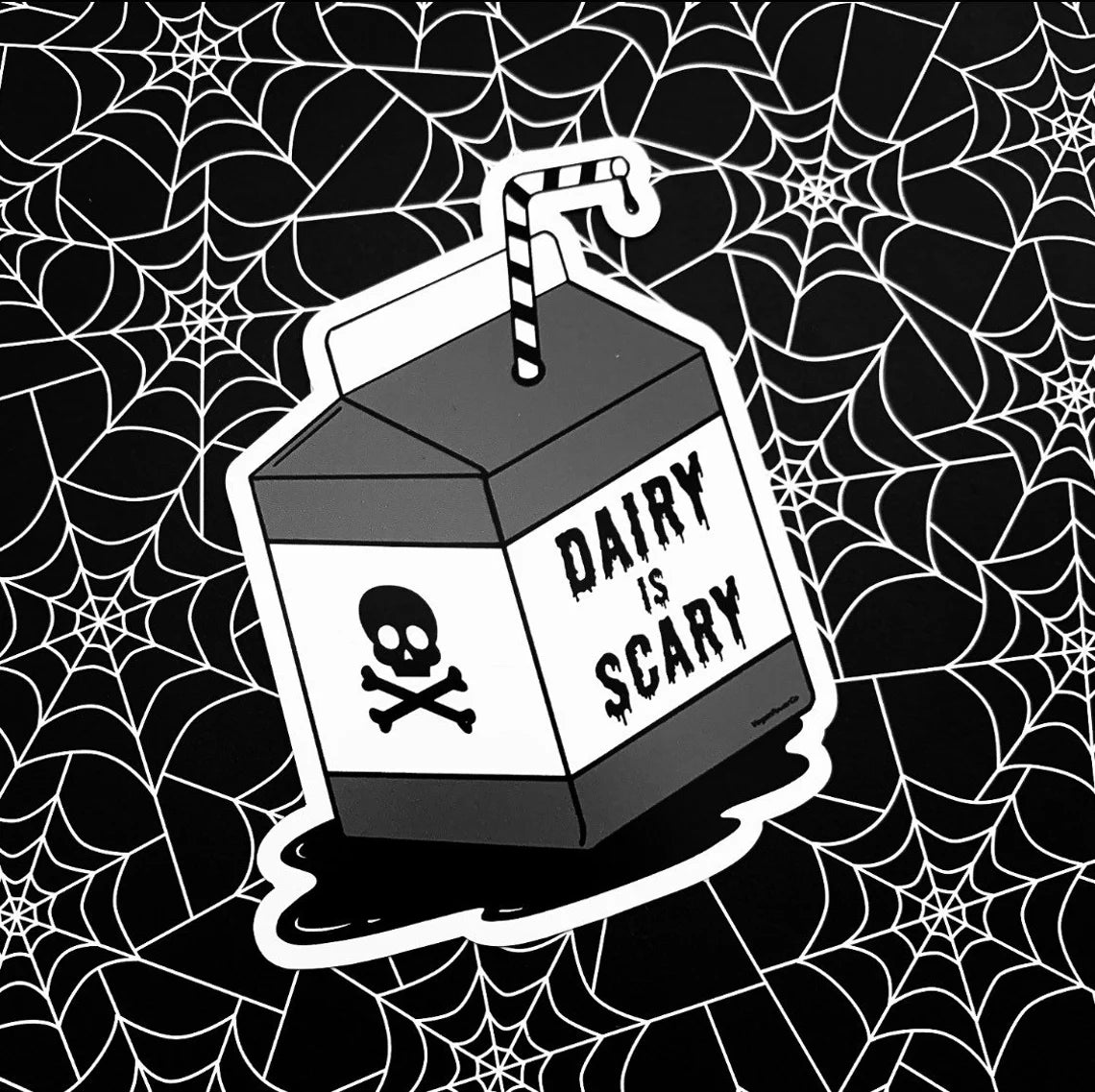 Vegan Power Co 'Dairy is Scary' Magnet