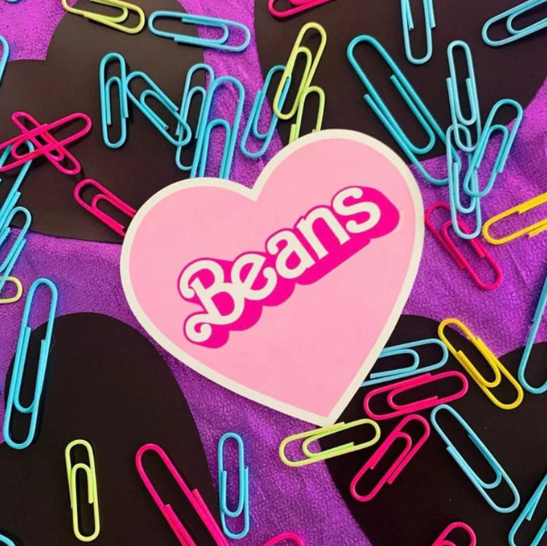 Vegan Power Co 'Beans' Heart Magnet