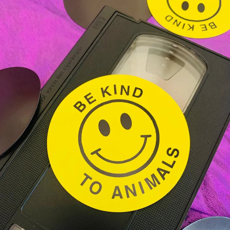 Vegan Power Co 'Soyez gentil avec les animaux' Sticker