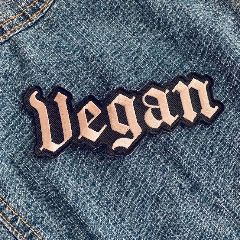 Vegan Power Co 'Vegan' Gothic Font Patch