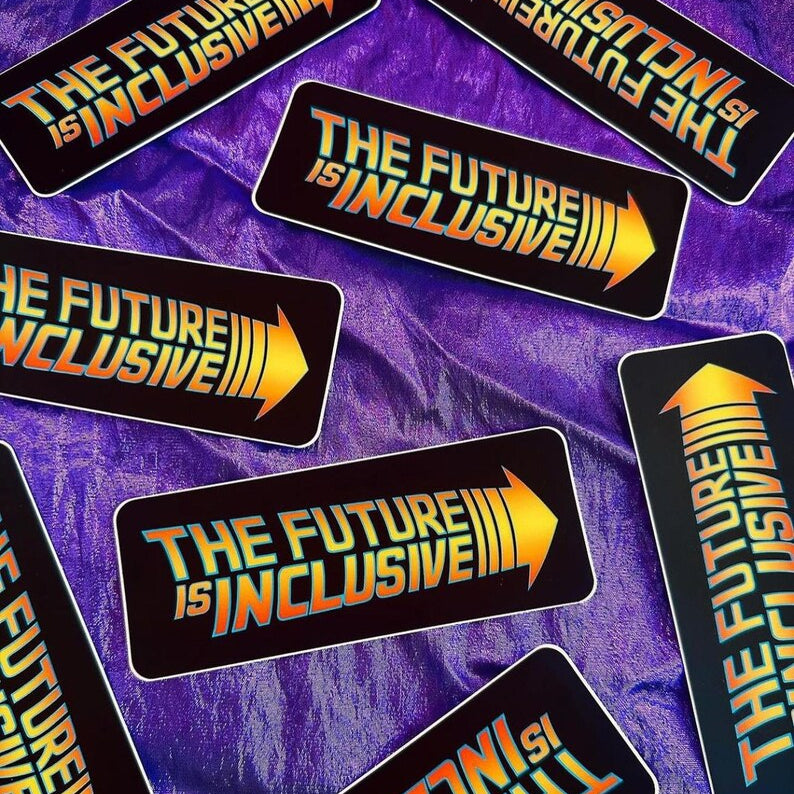Vegan Power Co 'The Future is Inclusive' Sticker