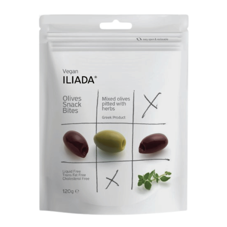 Iliada Mixed Olives with Herbs Snack Pack - 120g