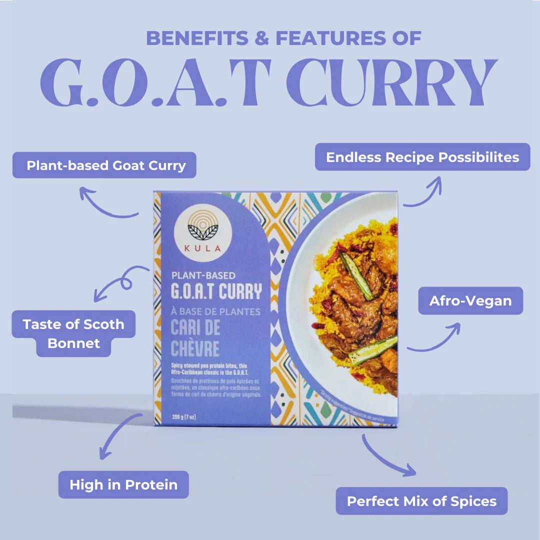 Kula Kitchen Curry de CHÈVRE - 200g