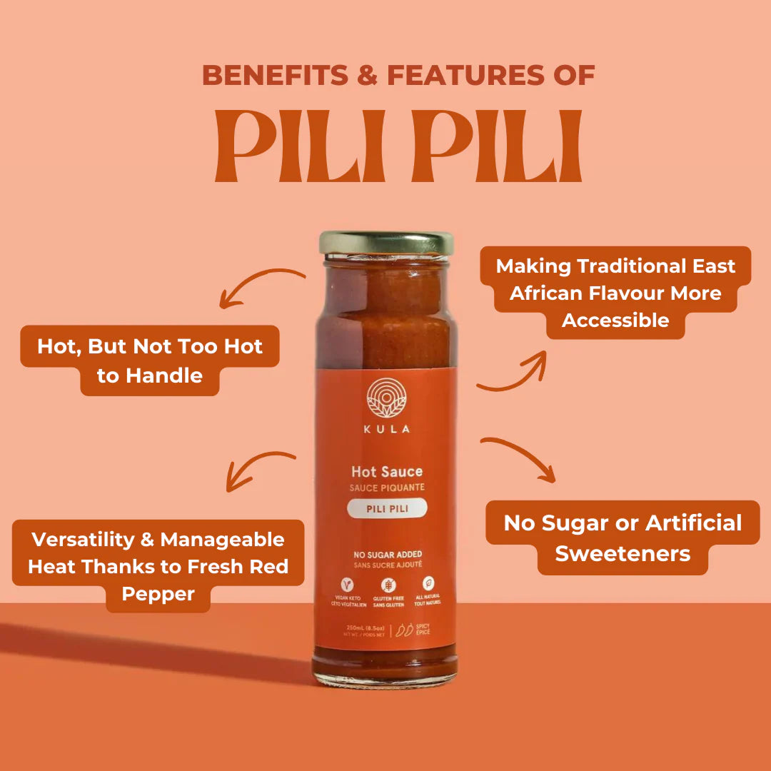 Kula Kitchen Pili Pili Pepper Sauce - 250ml