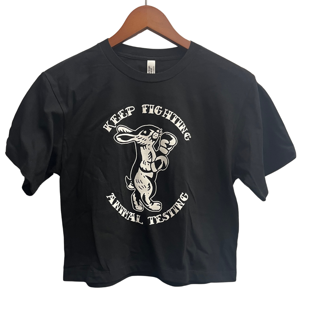 Vegan Power Co 'Plant Based' Acid Wash Noir T-shirt unisexe