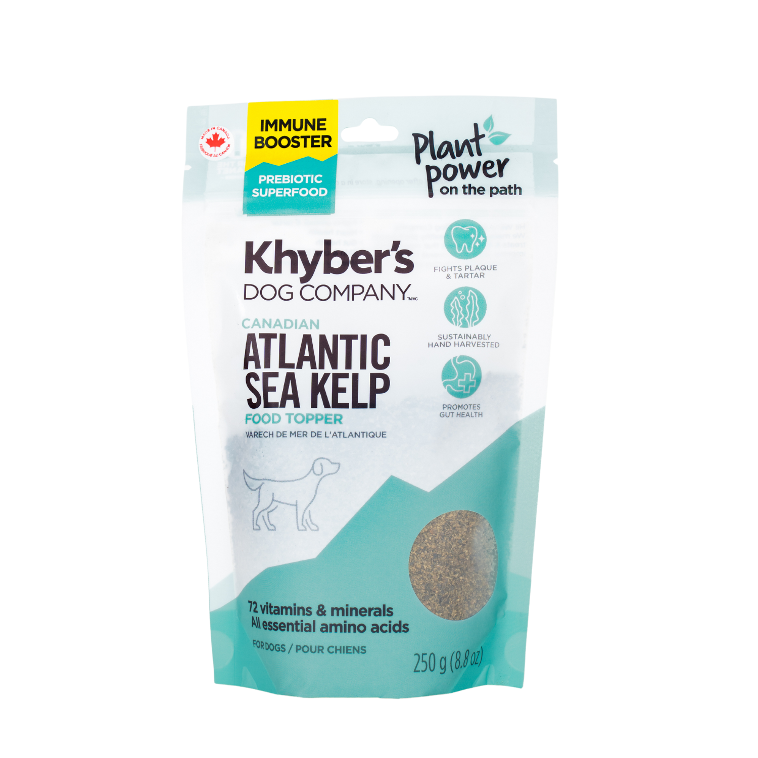 Khyber's Pet Co. Atlantic Sea Kelp Dog Food Topper - 250g