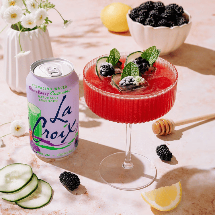 La Croix Blackberry Cucumber Sparkling Water - 355ml