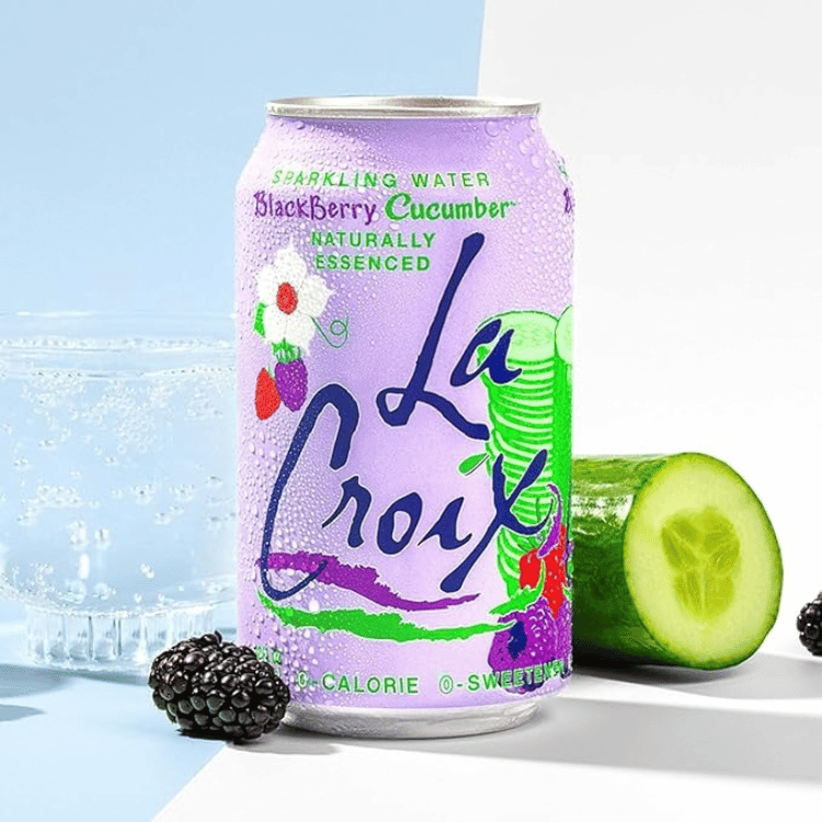 La Croix Blackberry Cucumber Sparkling Water - 355ml