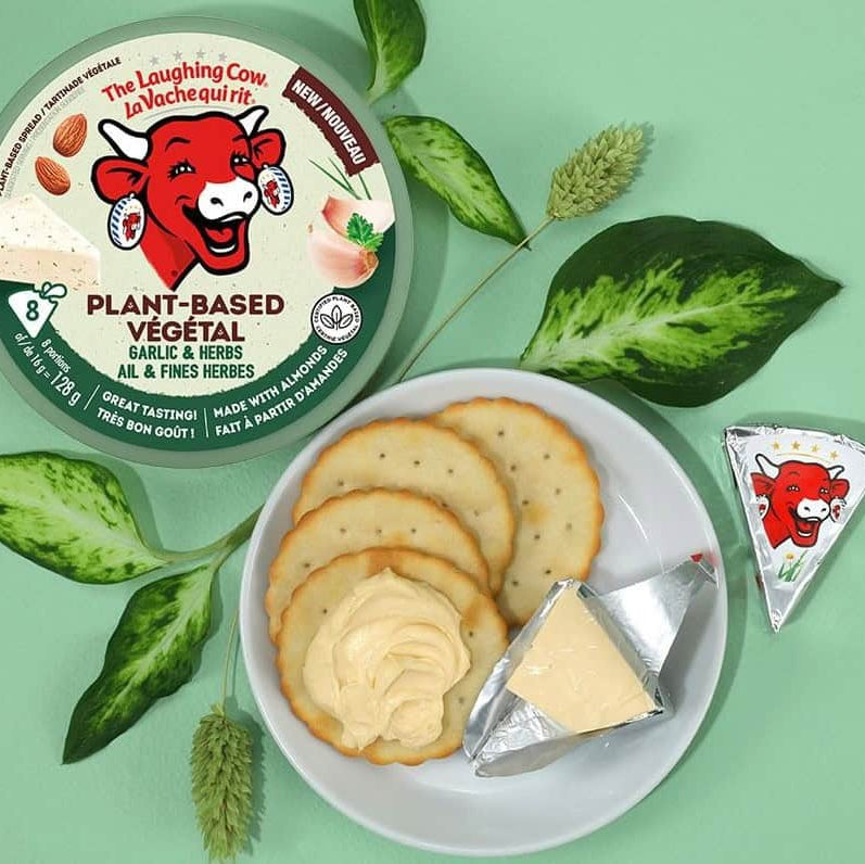 The Laughing Cow Garlic & Herb Wedges - 128g