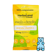 Herbaland Snacks With Benefits Acerola Vitamin C Gummies - 40g