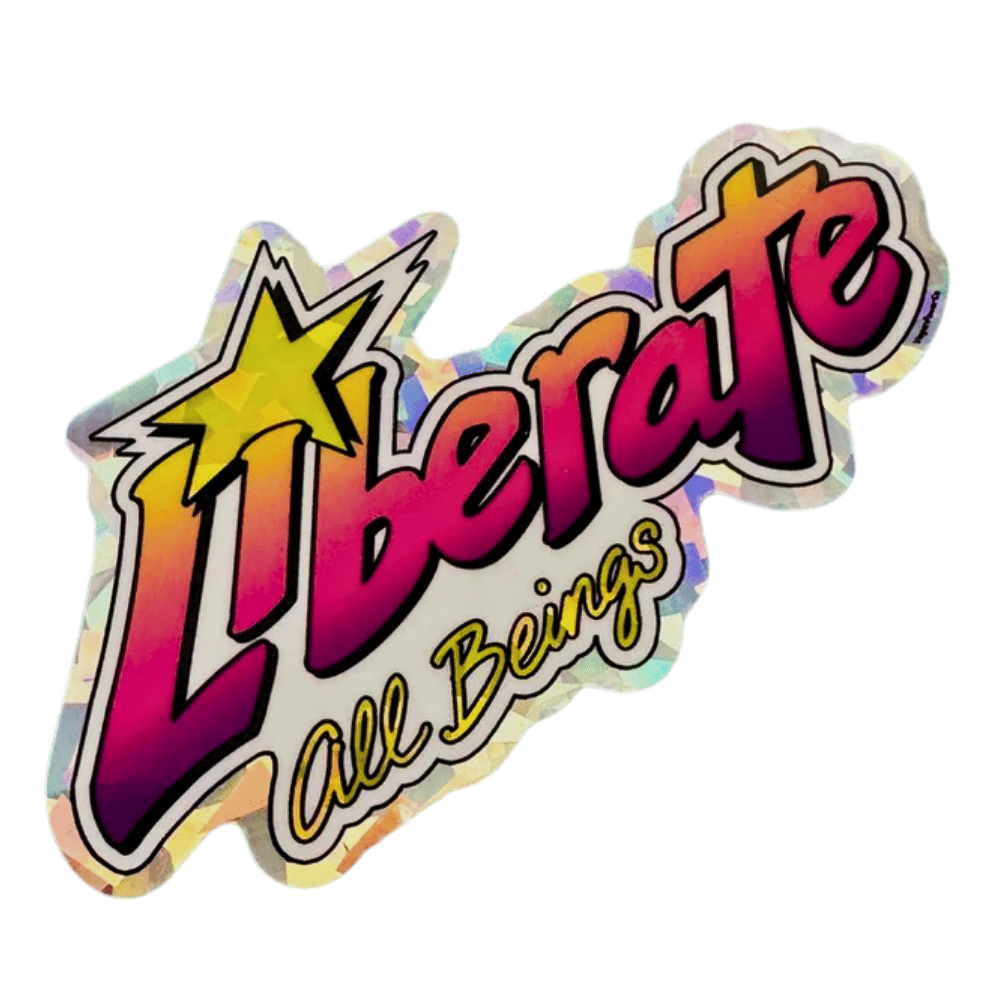 Vegan Power Co 'Liberate All Beings' Sticker