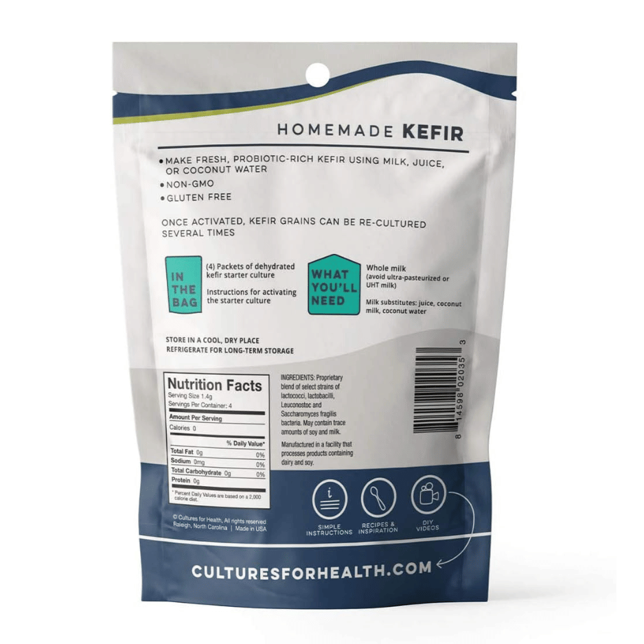 Cultures For Health Kefir Powdered Starter Single - 5.6g