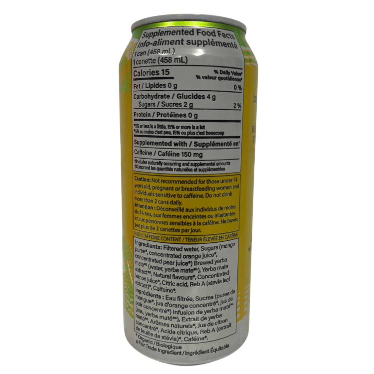 Yerba Madre Yerba Mate Mango Can - 458ml