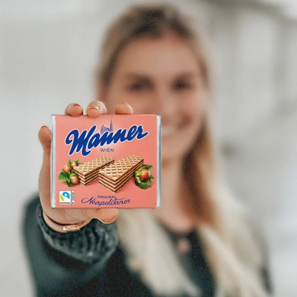 Manner Hazelnut Wafers- 75g