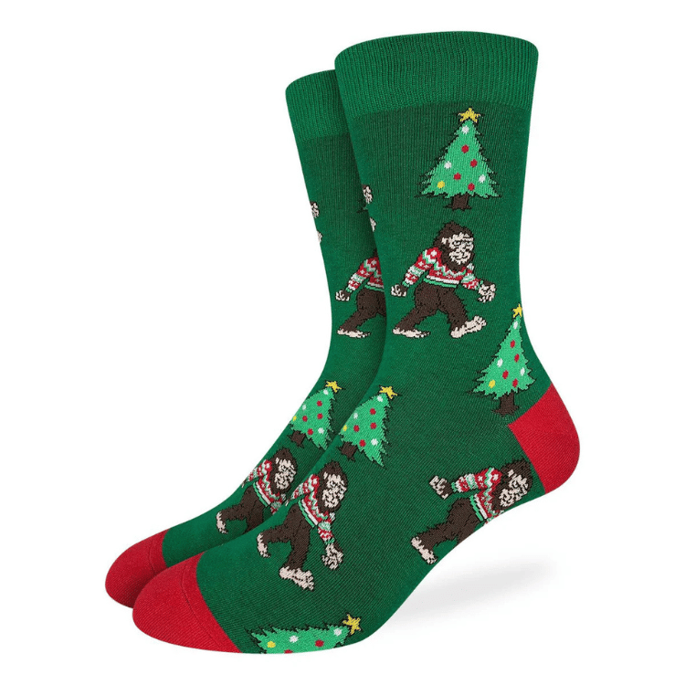 Good Luck Sock Christmas Bigfoot Socks