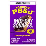 Mid-Day Squares No Bread PB&J Grape Squares - 4x35g