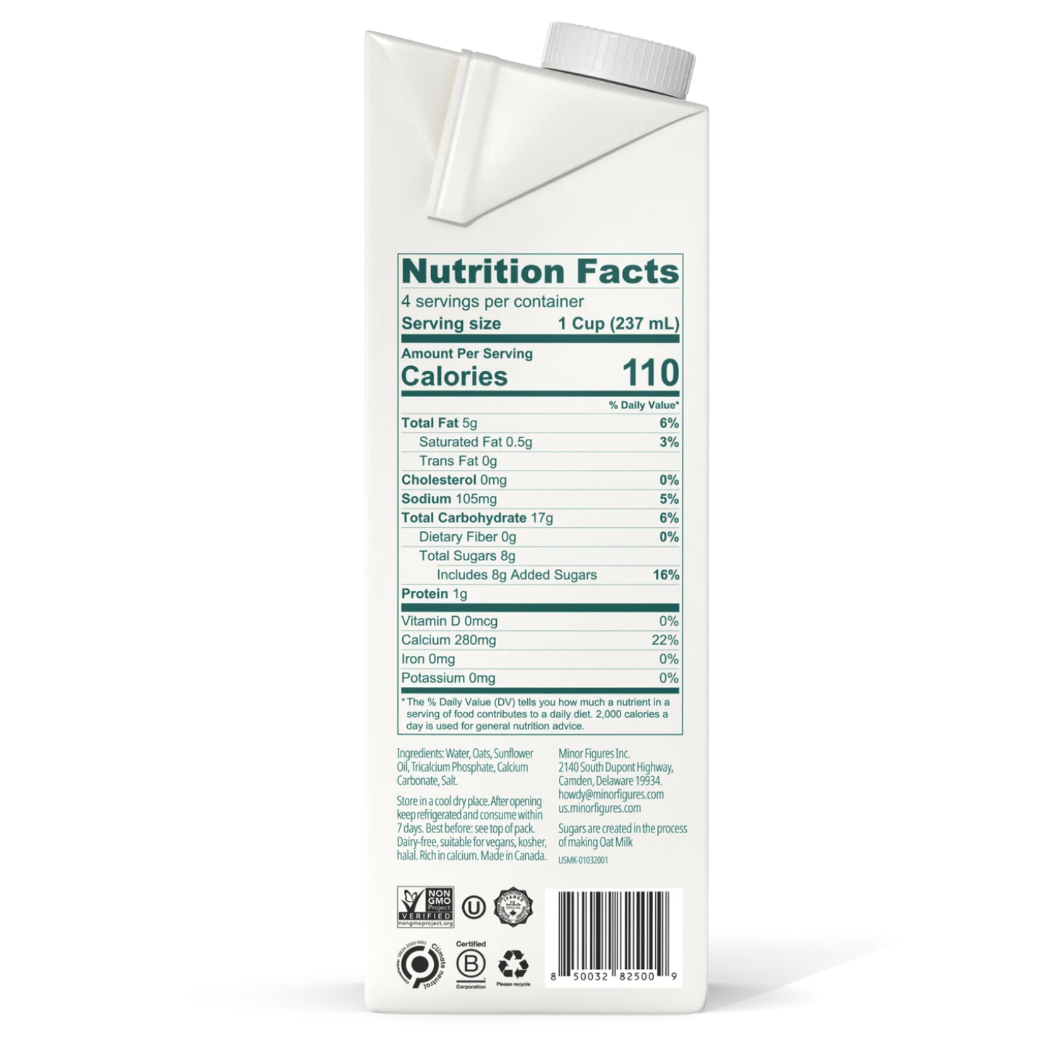 Lait d'Avoine Mineurs Figures - 1L