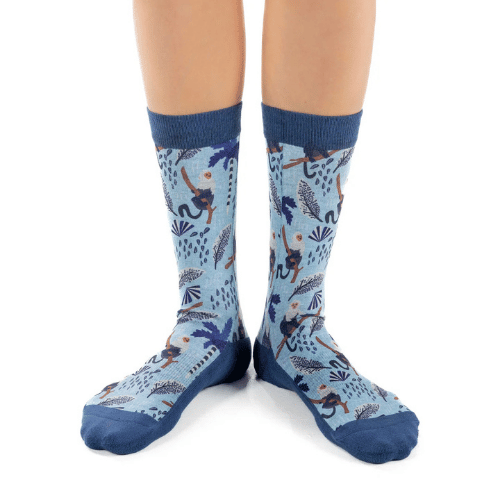 Good Luck Sock Tropical Monkeys Socks