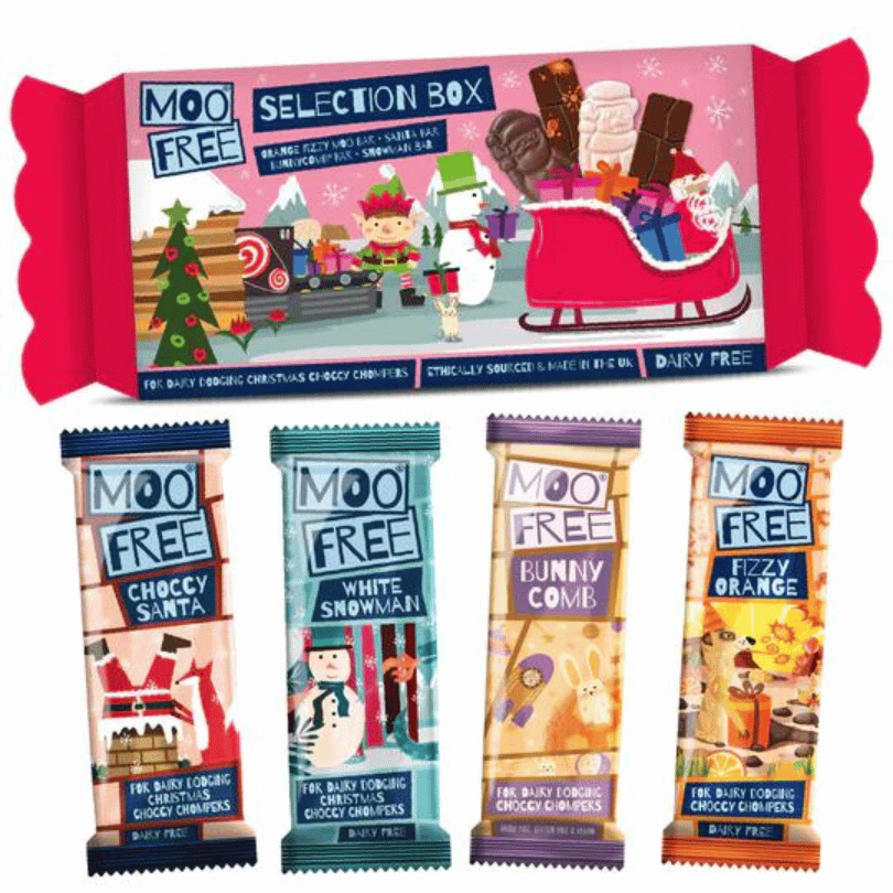 Moo Free Christmas Selection Box - 90g