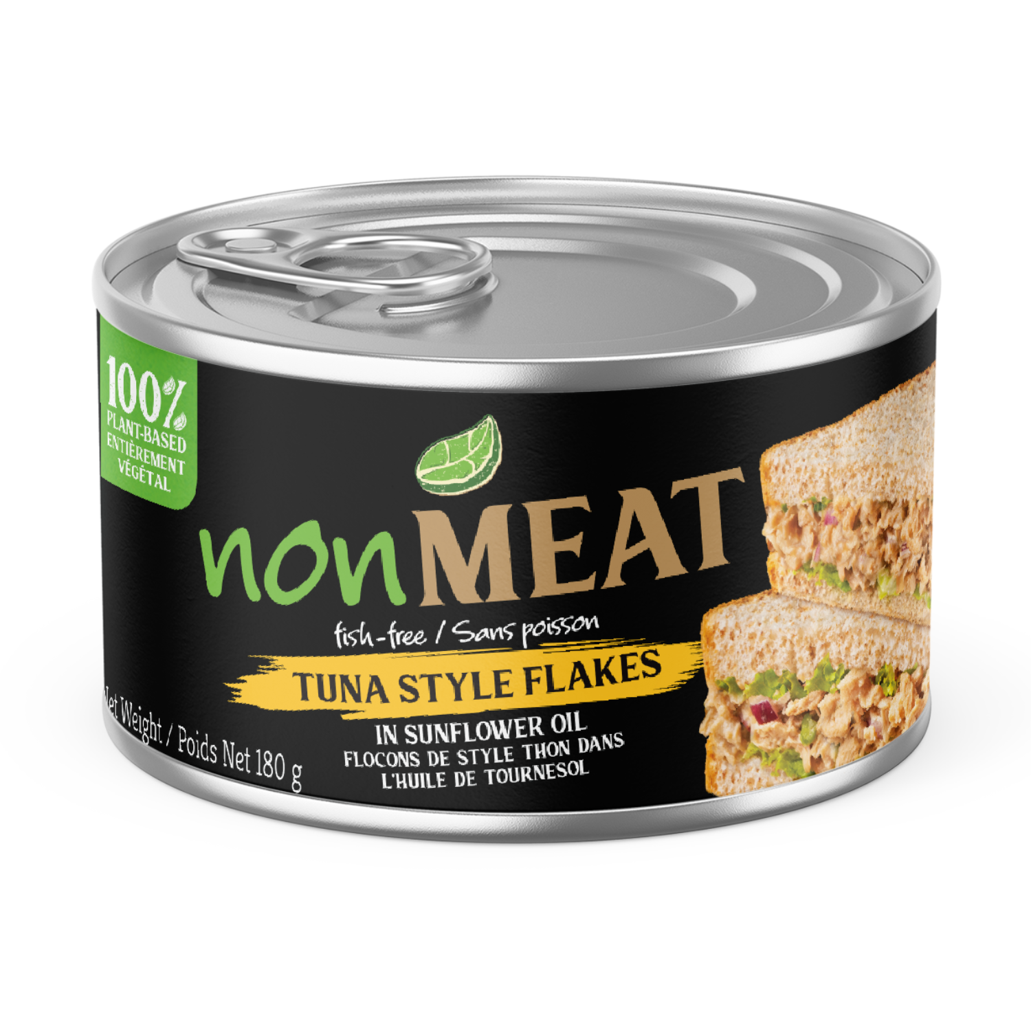 nonMEAT Tuna Flakes in Sunflower Oil - 180g