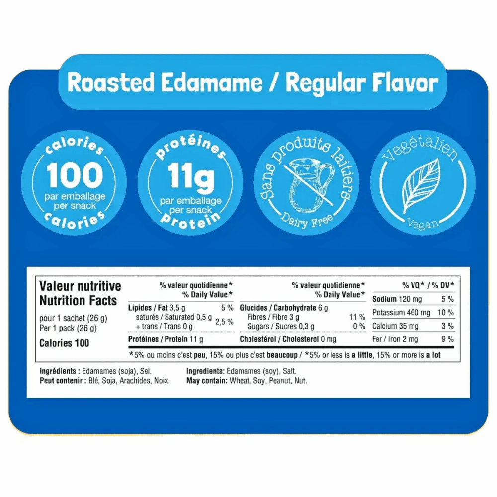 Go! Beanz Salted Roasted Edamame Beans - 26g