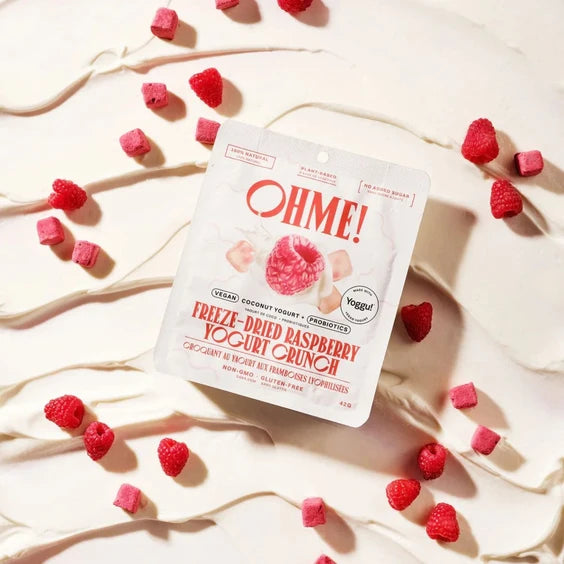 OHME! Freeze-Dried Raspberry Yogurt Crunch - 42g