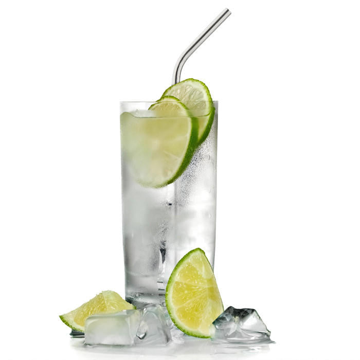 CLEARANCE - Onyx Stainless Steel Metal Straw 9.45"