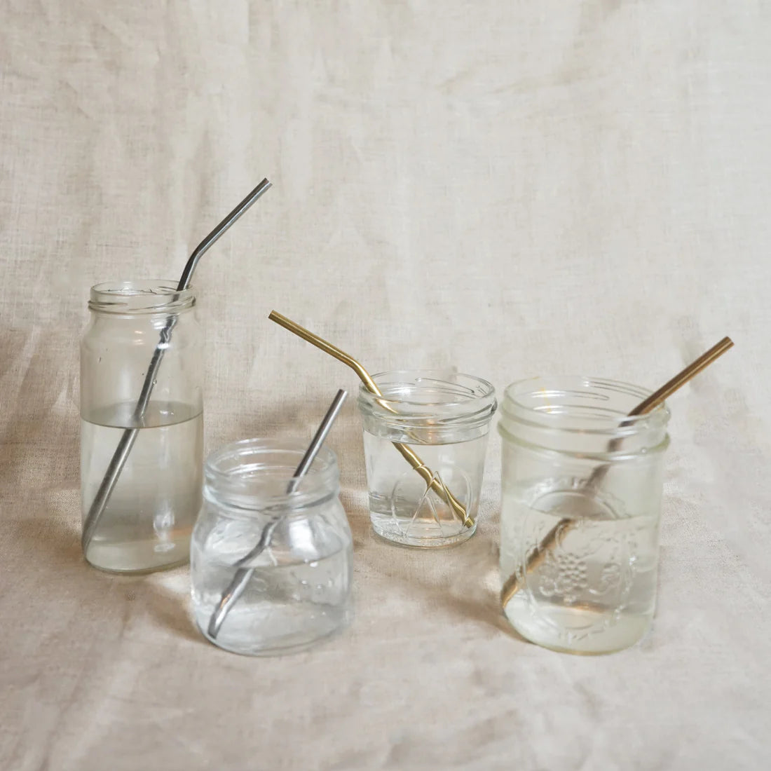 CLEARANCE - Onyx Stainless Steel Metal Straw 9.45"