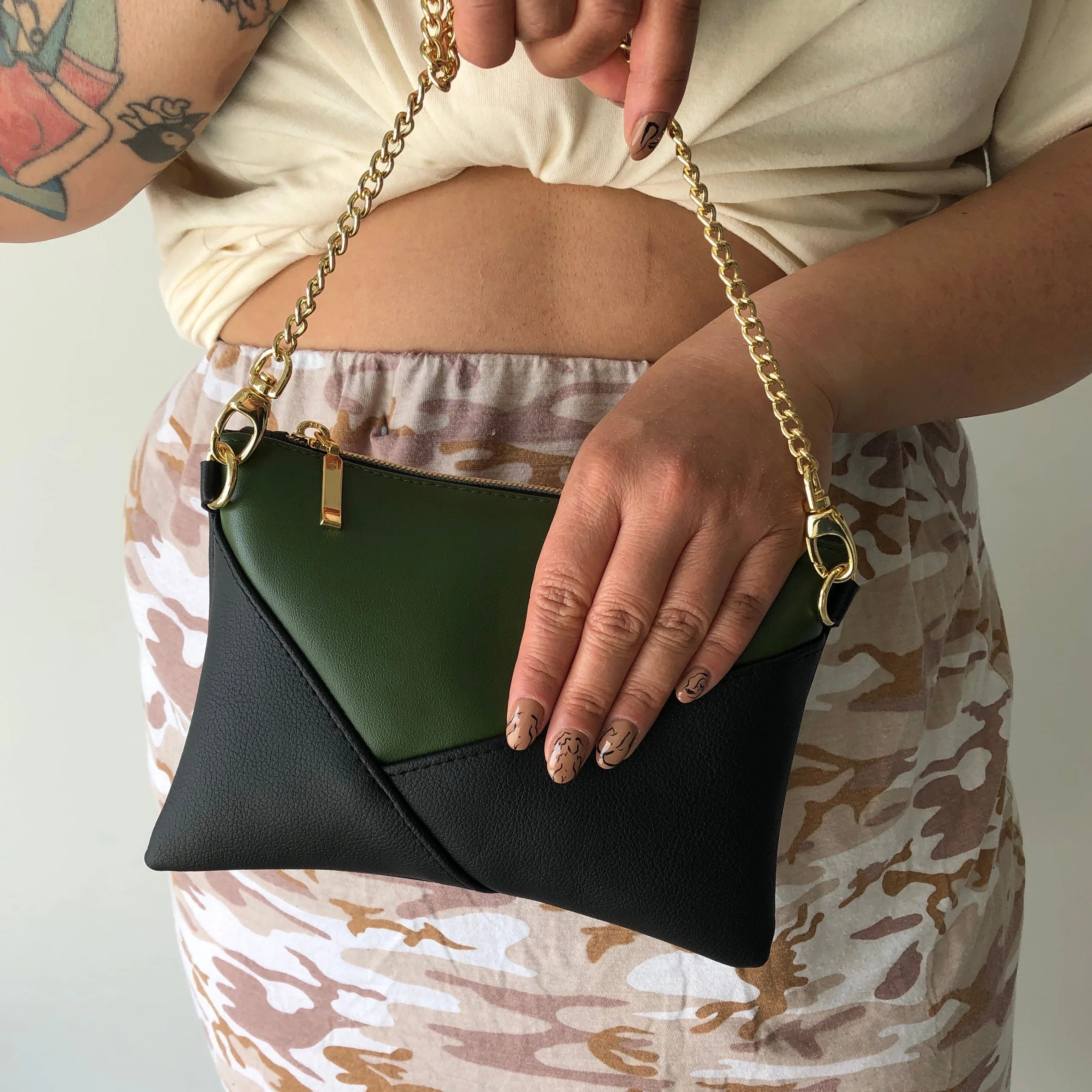 Matt &amp; Nat Match Purity Sac à bandoulière - Noir