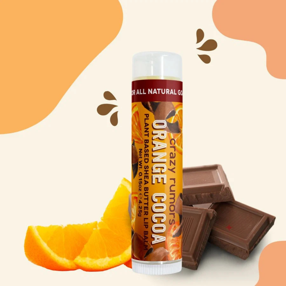 Crazy Rumors Orange Cocoa Lip Balm - 4.2g