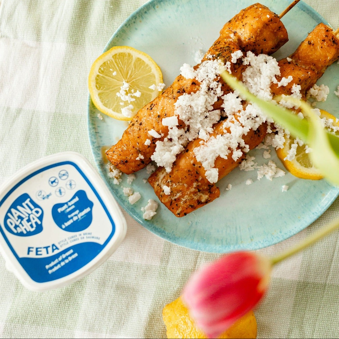 Plant Ahead Vegan Feta Style Cubes in Brine - 200g