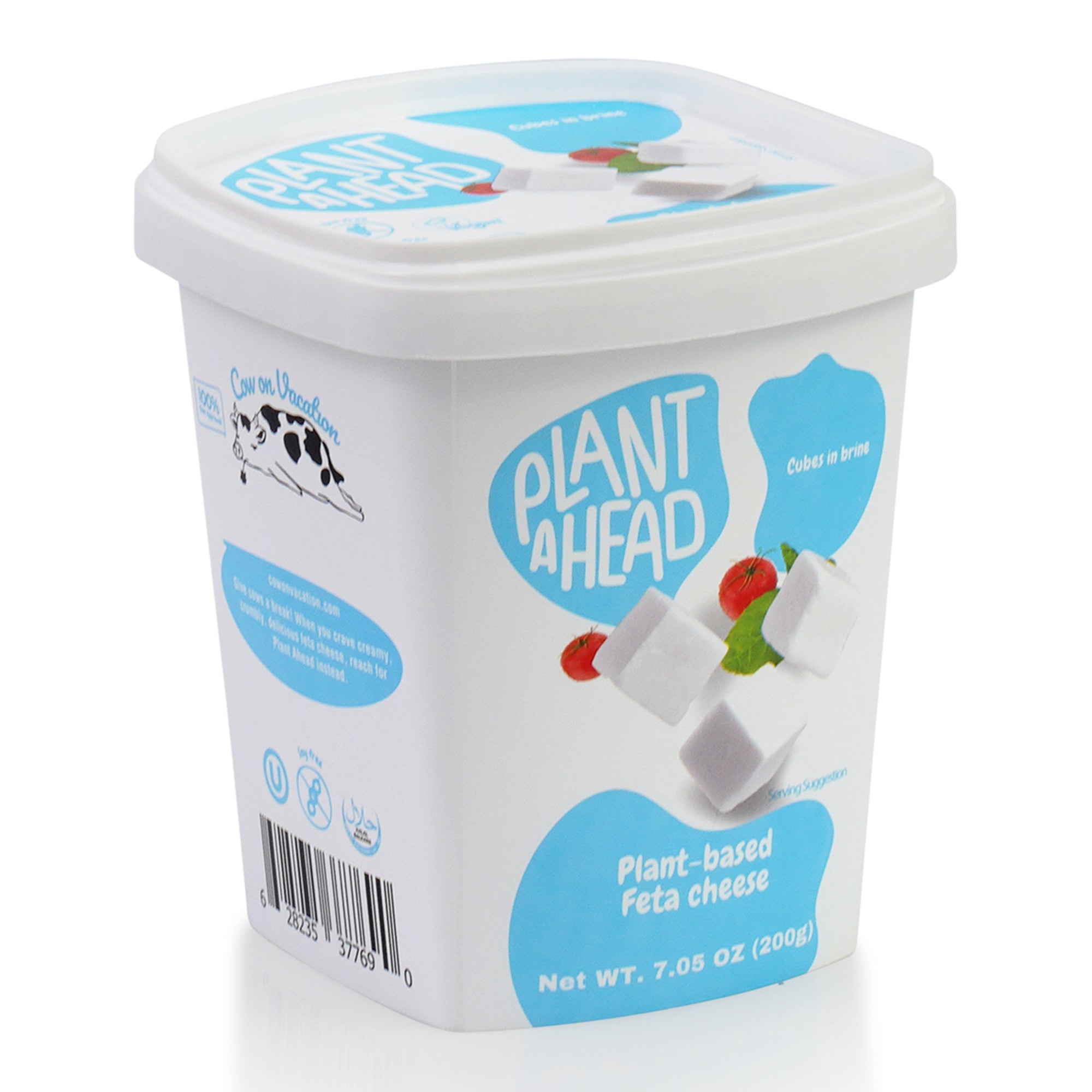 Plant Ahead Vegan Feta Style Cubes in Brine - 200g