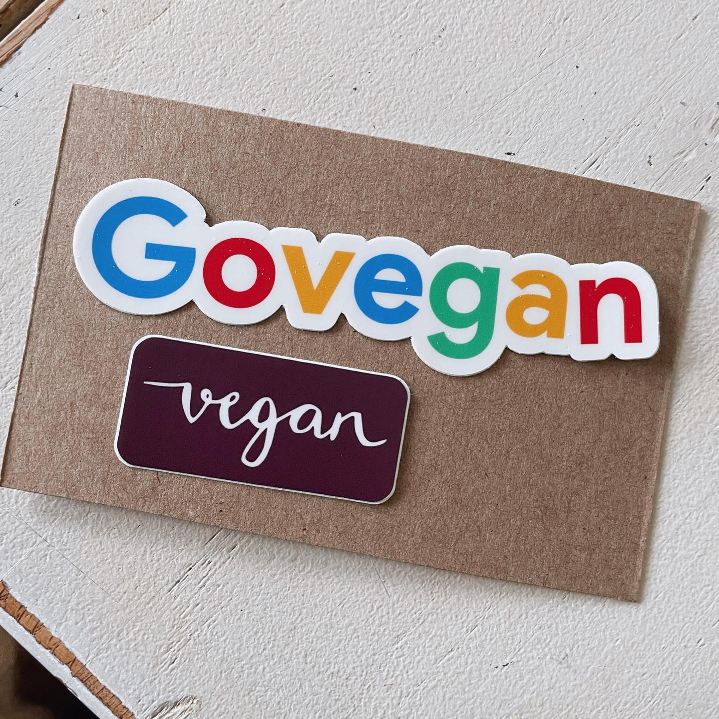 CLEARANCE - Plant Active 'Go Vegan' Sticker