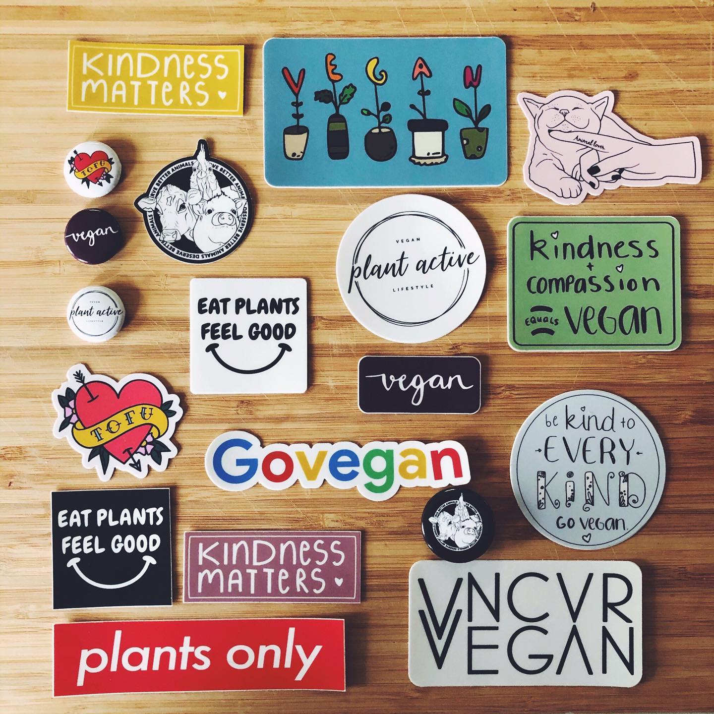 Plant Active 'Animal Lover' Cat Sticker