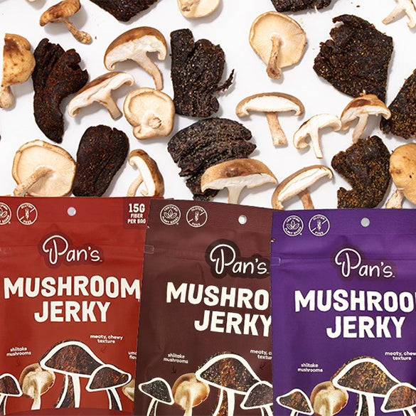 Pan's Salt & Pepper Mushroom Jerky - 62g
