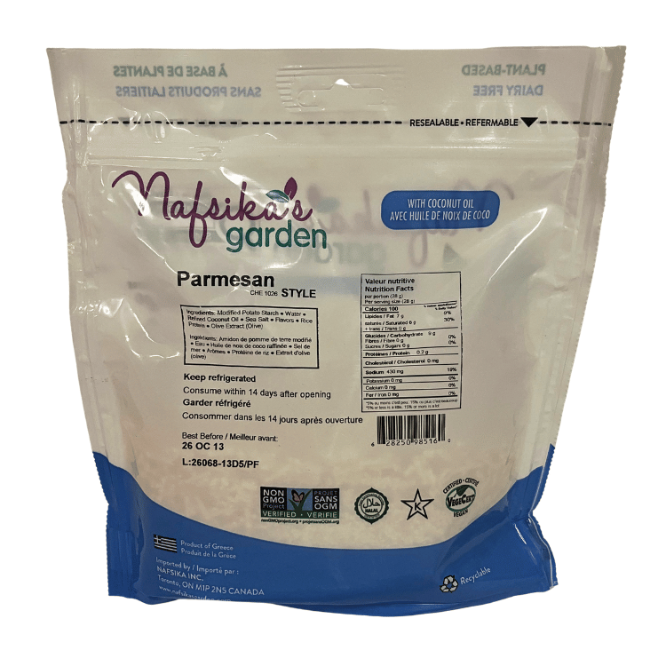 Nafsika's Parmesan Style Shreds - 200g