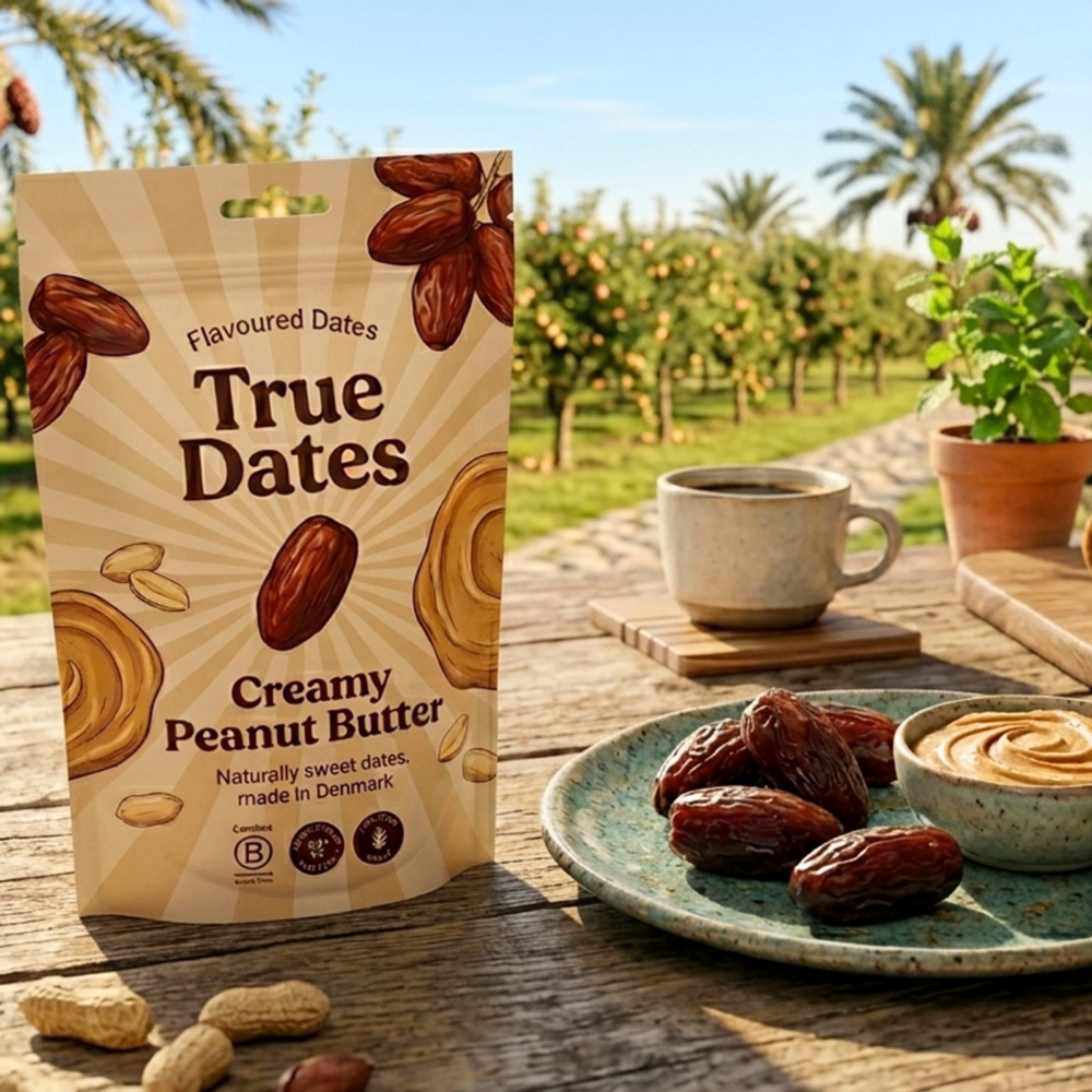True Dates Creamy Peanut Butter Flavoured Dates - 100g