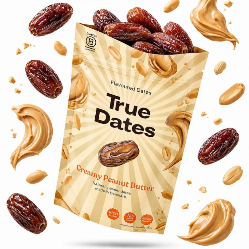 True Dates Creamy Peanut Butter Flavoured Dates - 100g