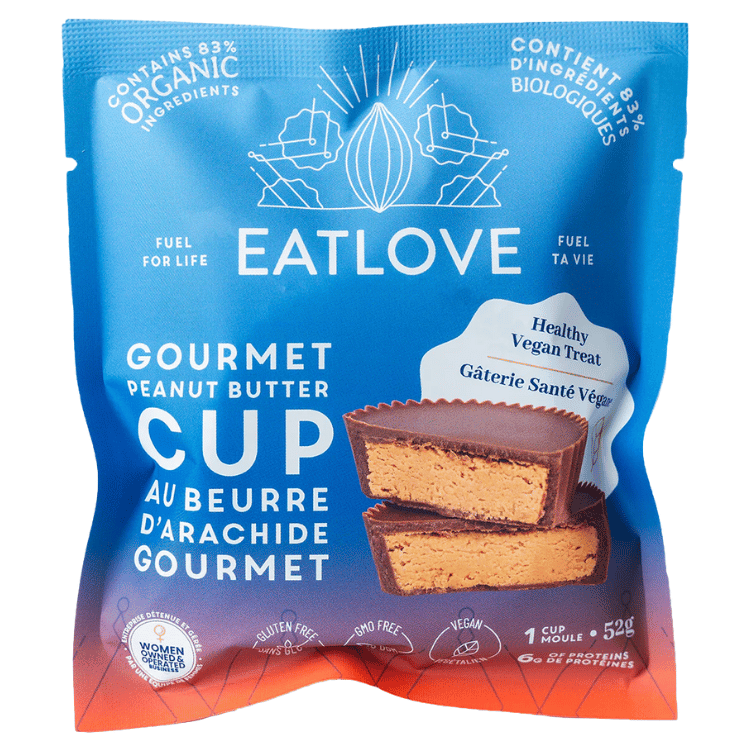 Tasse de beurre de cacahuète EatLove - 52g